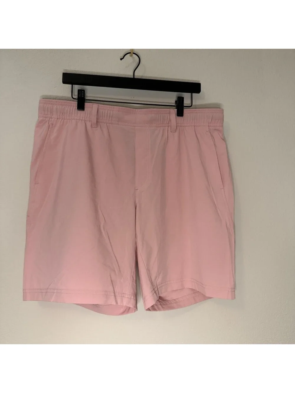 Waggle Golf Shorts Men XL Pink Performance Stretch Elastic Waist Casual